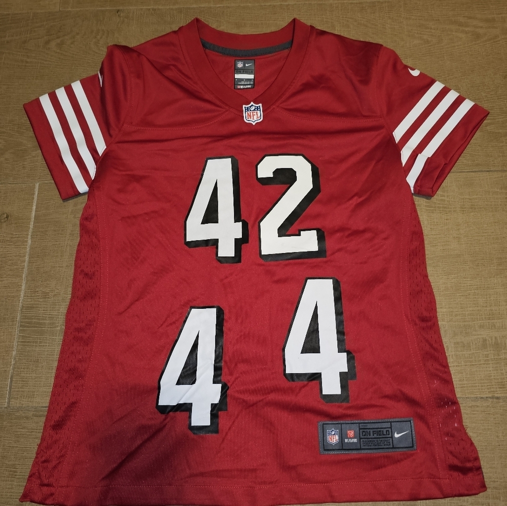 San Francisco 49ers Custom Lott Jersey Womens